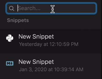 SnipperApp 2 Search Example