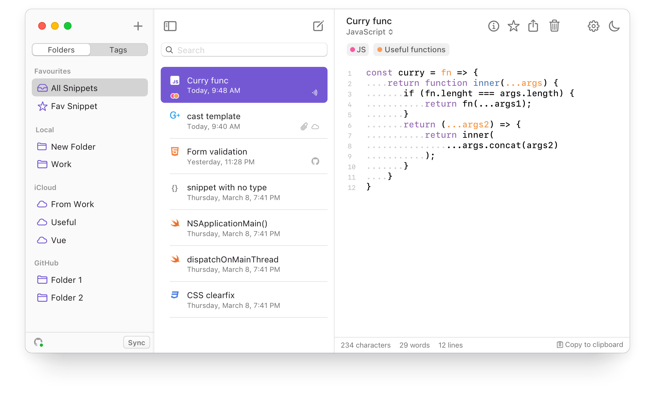 Save your code snippets and notes using our product | SnipperApp 2